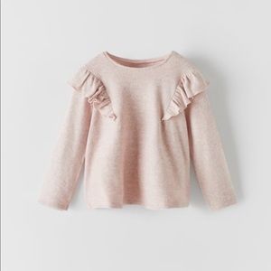 Zara 4-5 years girls blush sweater